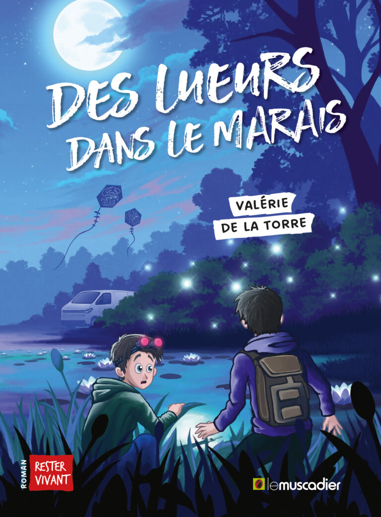 Couverture du livre "Des lueurs dans le marais" de Valérie de La Torre - EAN 9782383020714